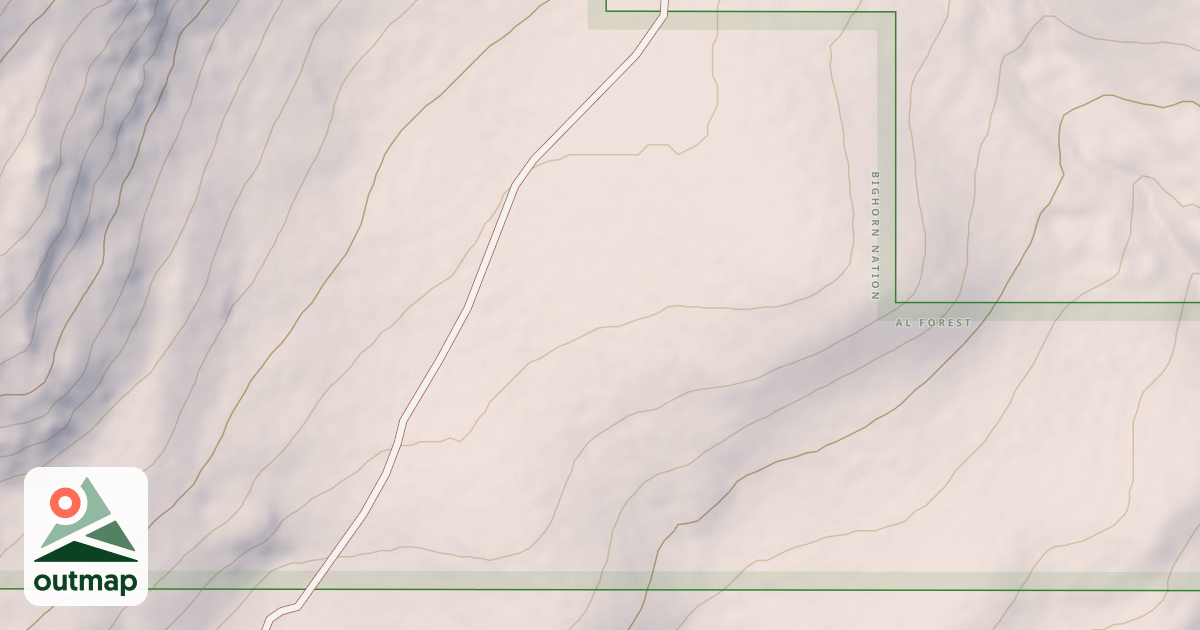 Map of MOSES HOMESTEAD in Washakie