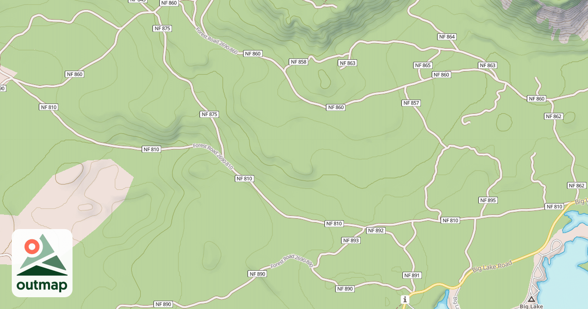 Map of SAND MOUNTAIN