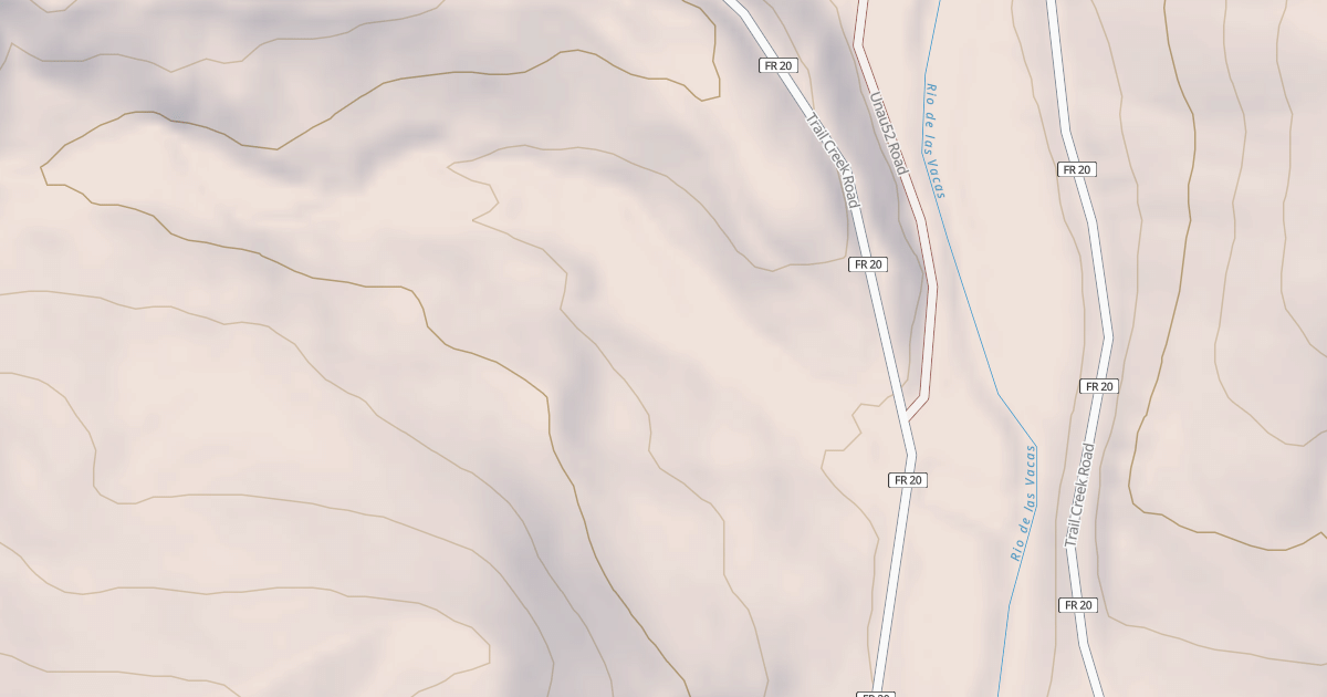 Map preview of USFS Motor Vehicle Use Map Roads {24C58350-BB8D-437F-9CEB-D9F5AD552F09}