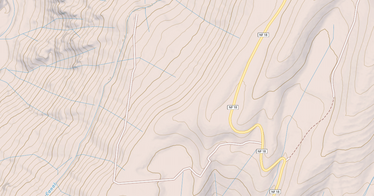 Map preview of B&S DITCH