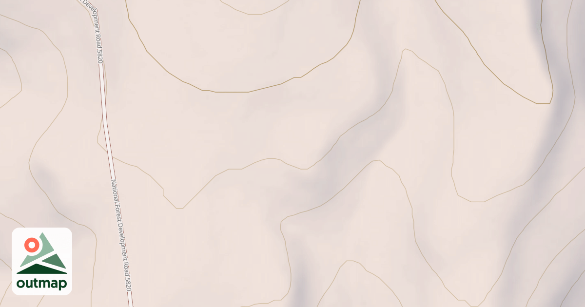Map of USFS Motor Vehicle Use Map Roads {7336C834-0A09-461A-8180-3496F1447511}
