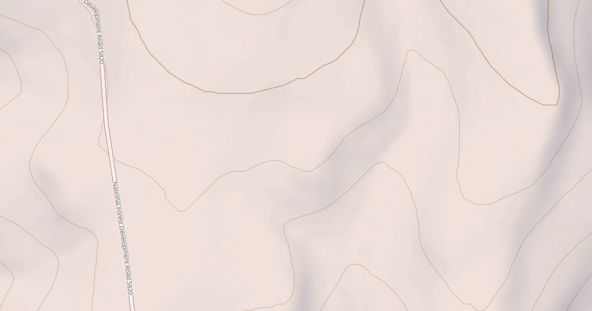 Map preview of USFS Motor Vehicle Use Map Roads {7336C834-0A09-461A-8180-3496F1447511}