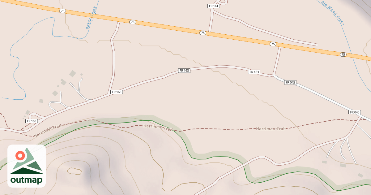 Map of Baker Cr Summer Home Connector