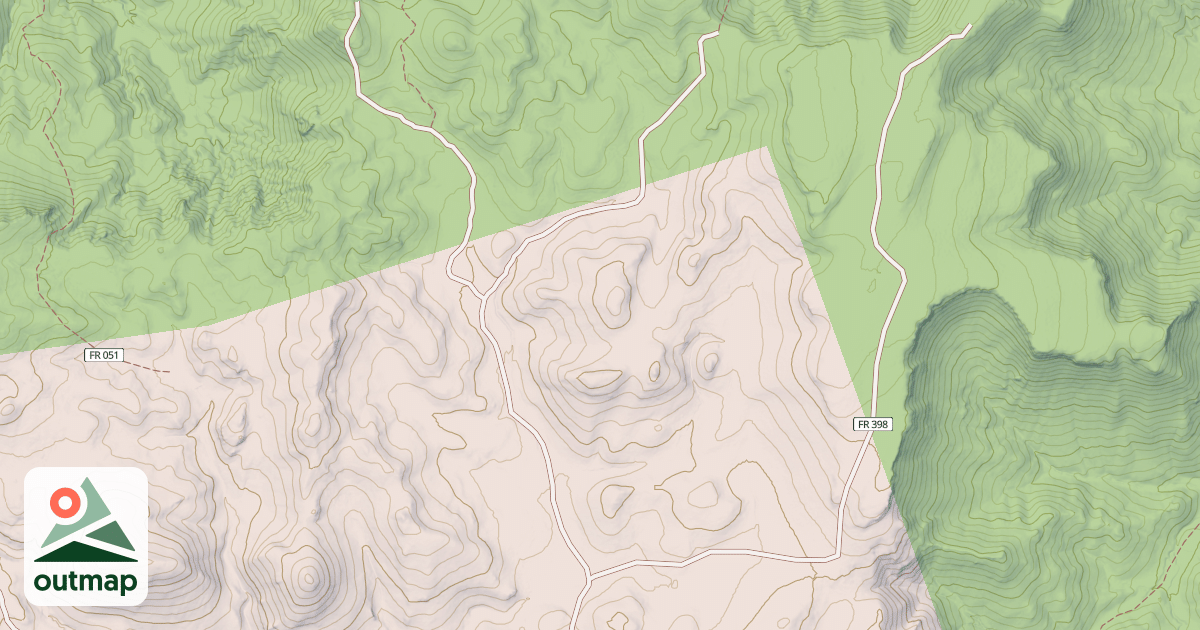 Map of USFS National Forest System Roads {F092BD0C-68D1-4E70-AFF3-50DEB2DF4699}