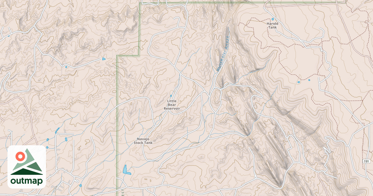 Map of USFS National Forest System Roads {31F03046-A74C-4D1C-B756-053C8DF83068}