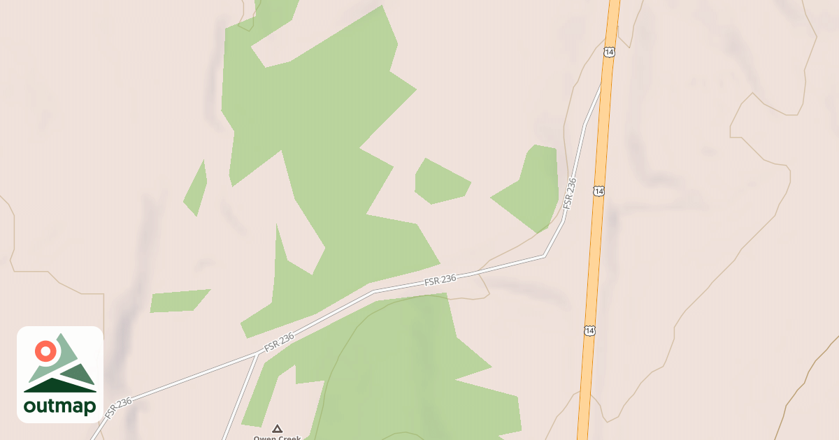 Map of OWEN CREEK