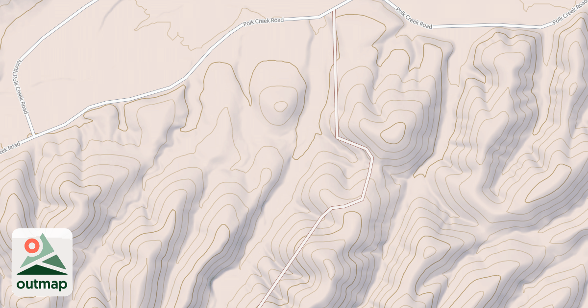 Map of TURKEY RIDGE