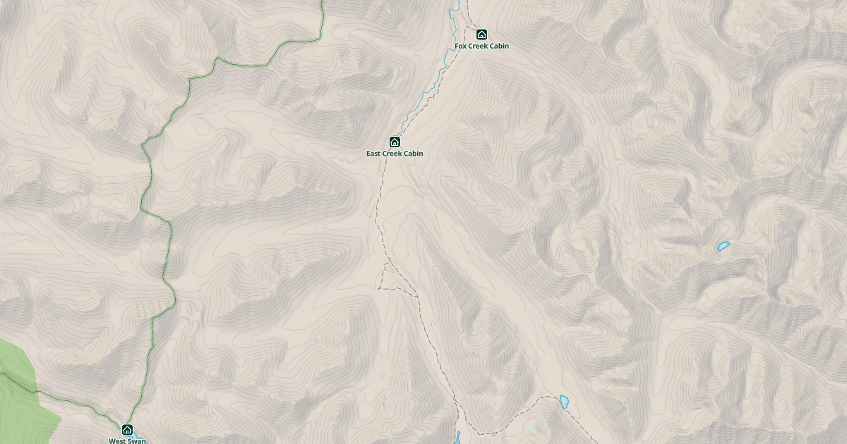 Map preview of Resurrection Pass Trail