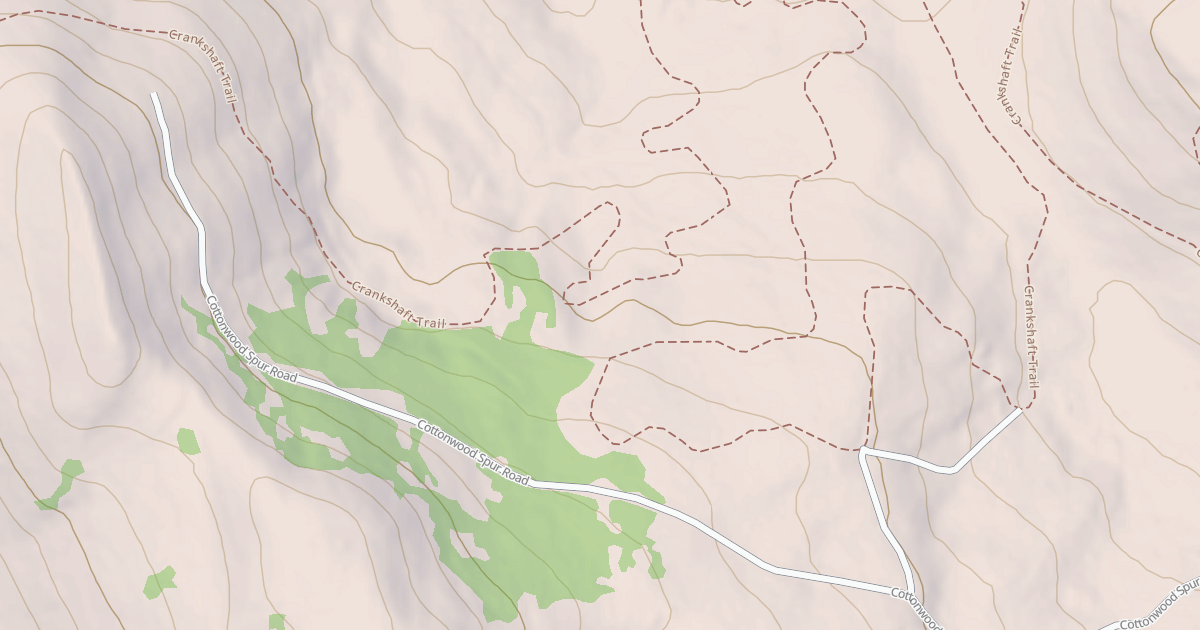 Map preview of COTTONWOOD SPUR