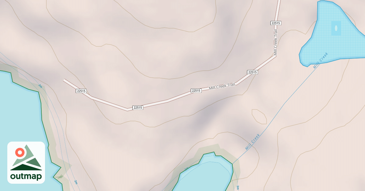 Map of Mill Creek Trail
