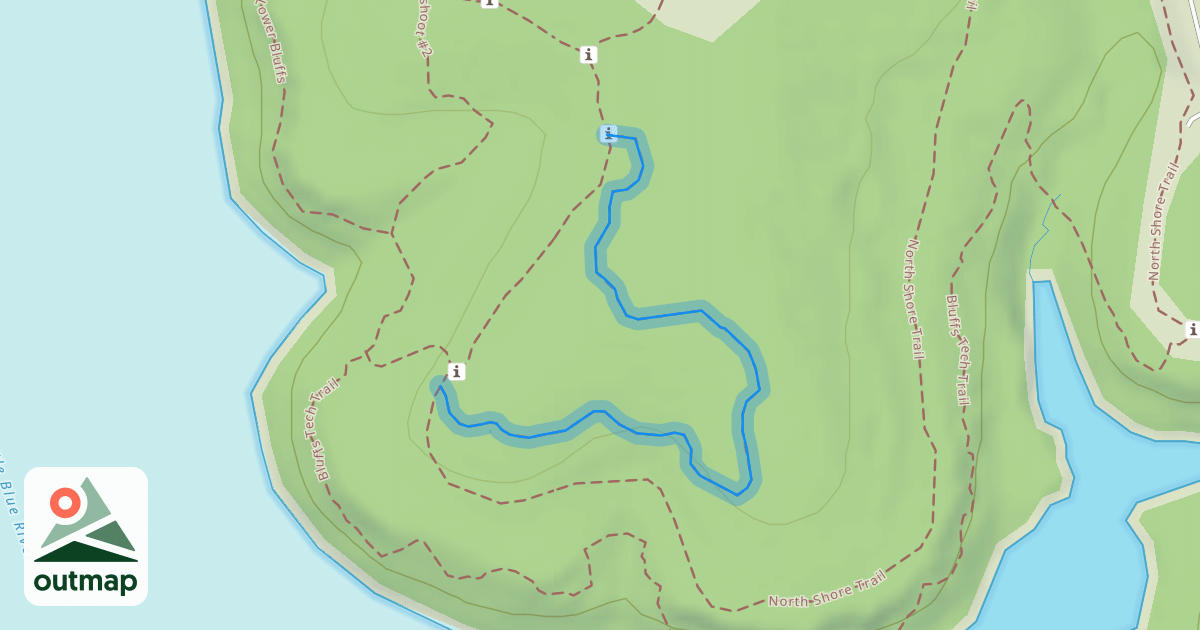 Map of North Shore Trail System