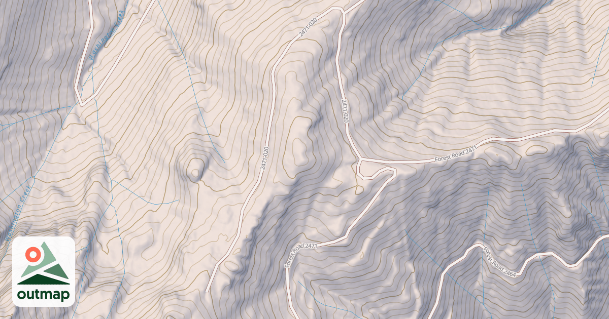 Map of USFS National Forest System Roads {9FDB8176-F7DB-4D95-B042-4720A6E2D920}