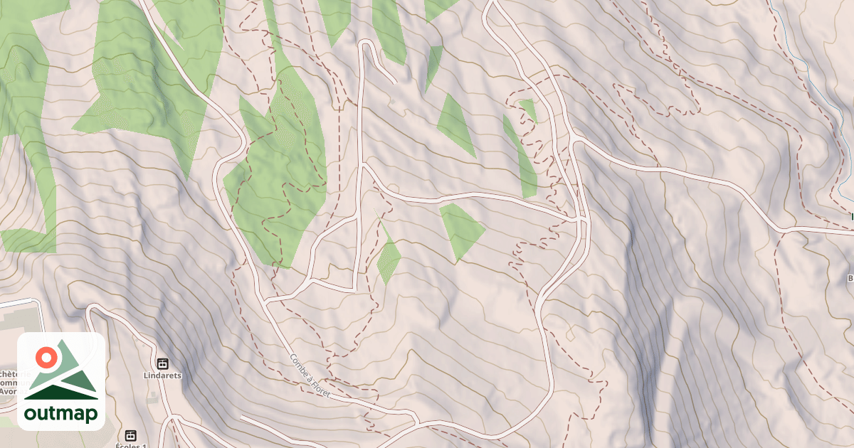 Map of The Stash sous le Télésiège