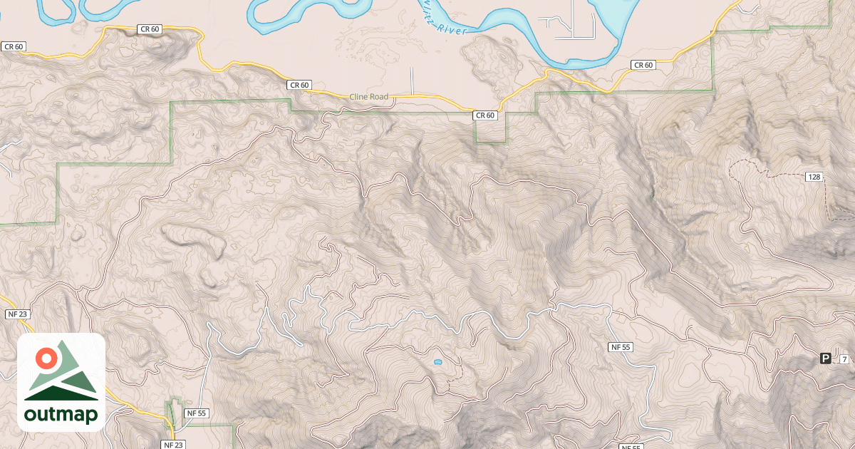 Map of KILBORN CREEK