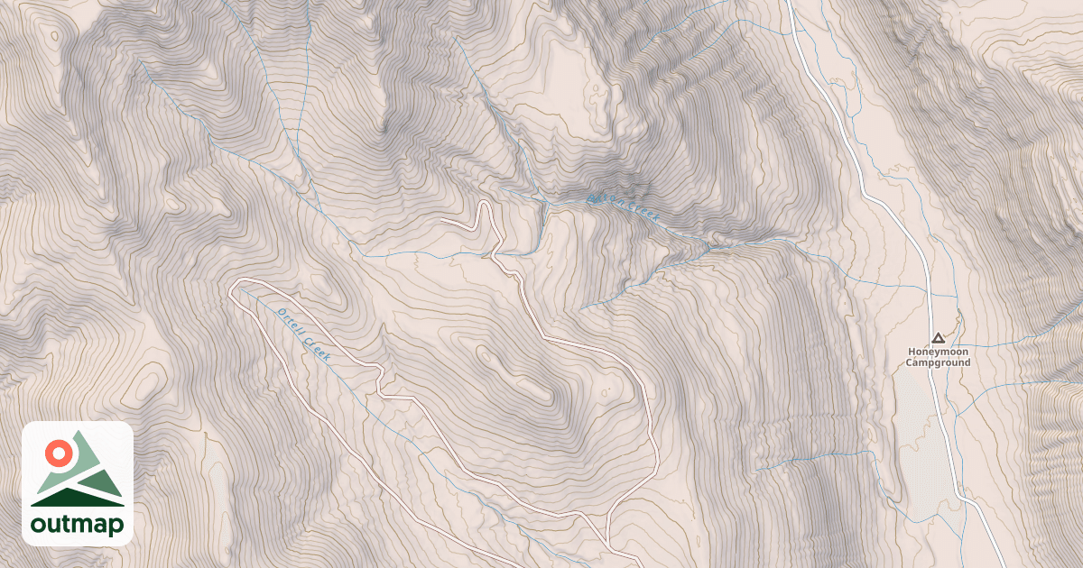 Map of BUTTON CREEK