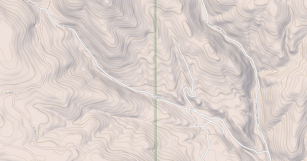 Map preview of WESTON CREEK