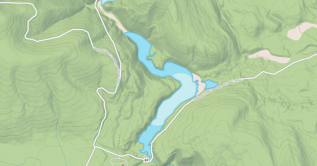 Map preview of FISHTRAP LAKE
