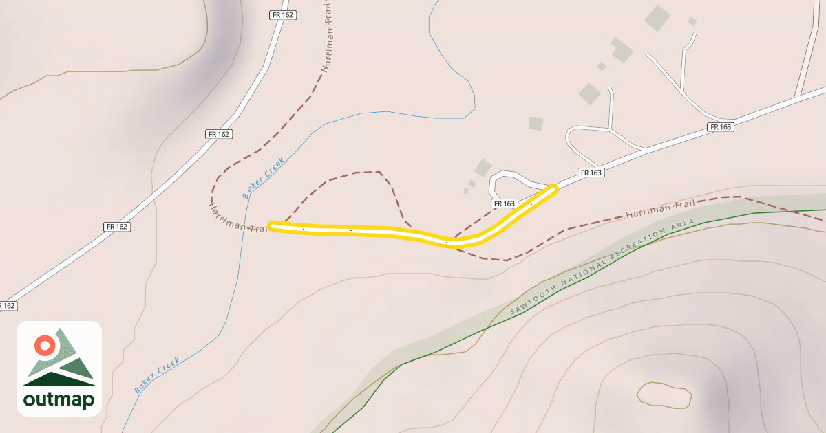 Map of Silver Creek Loop (Snowmobile)