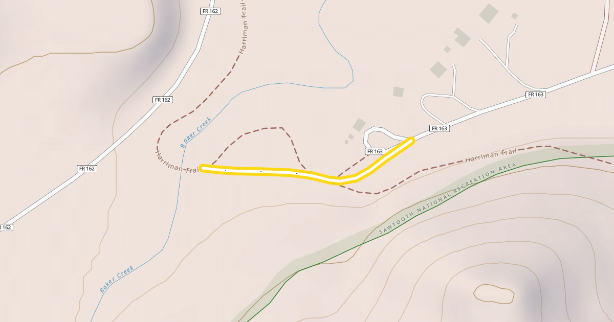 Map preview of Silver Creek Loop (Snowmobile)