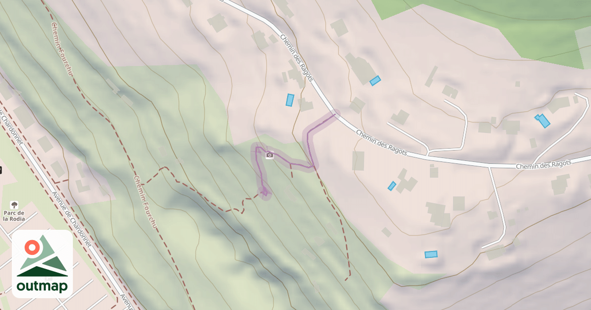 Map of Sentier des Hérodes