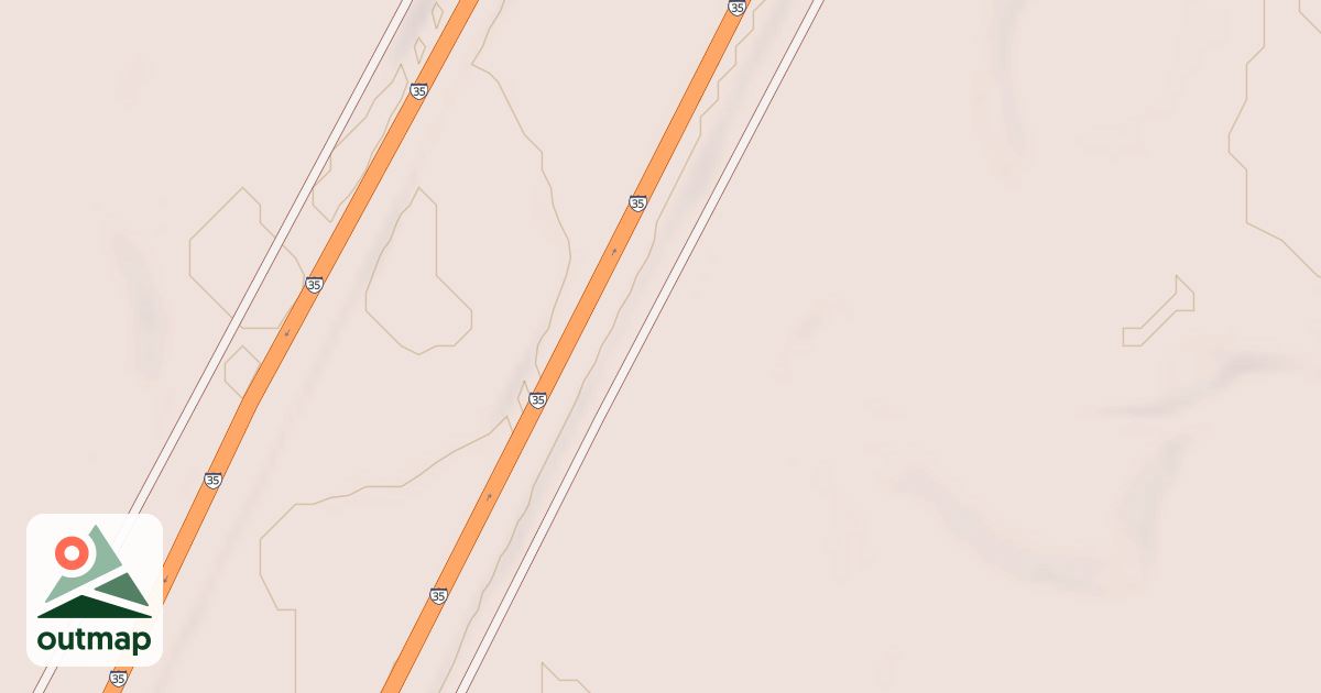 Map of General C.C. Andrews State Forest Trails