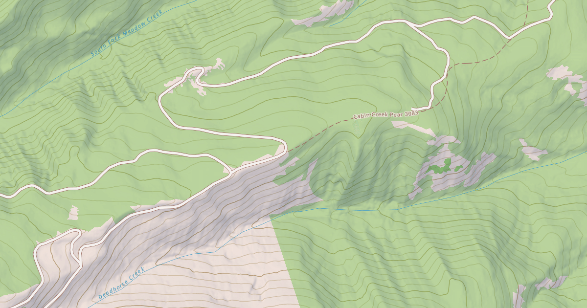 Map preview of Lower Cabin Cr Atv