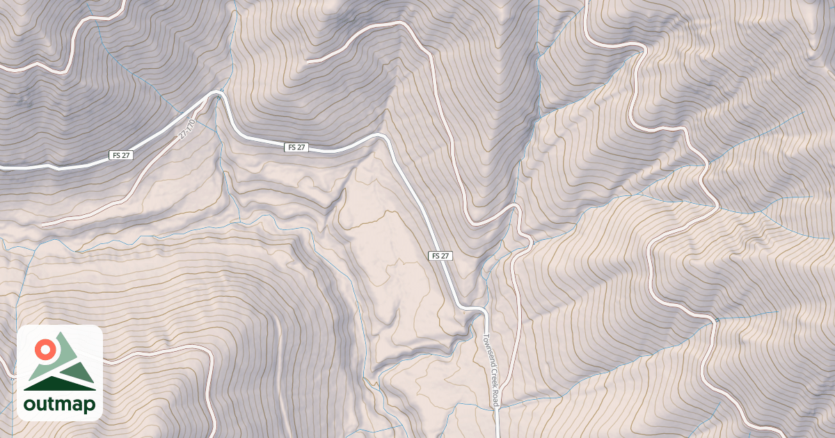 Map of USFS Motor Vehicle Use Map Roads {9932B255-5290-4710-9D54-B0F68FE8BE71}