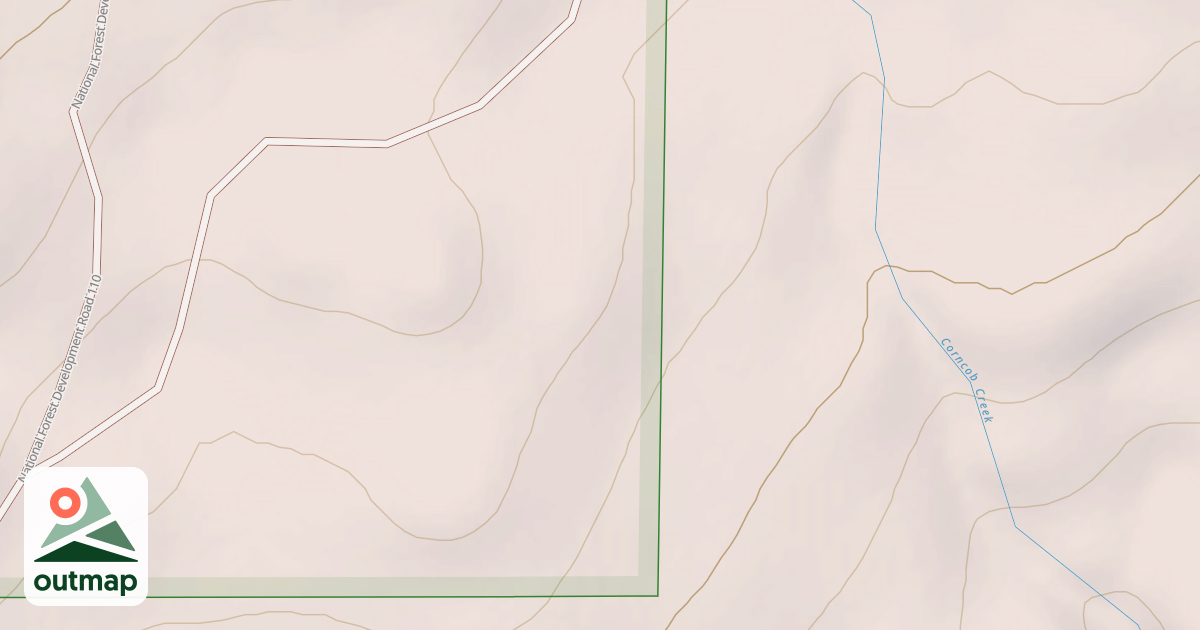 Map of USFS Motor Vehicle Use Map Roads {B40DF8A5-E91E-41FB-8A8E-FA1DB7F05C02}