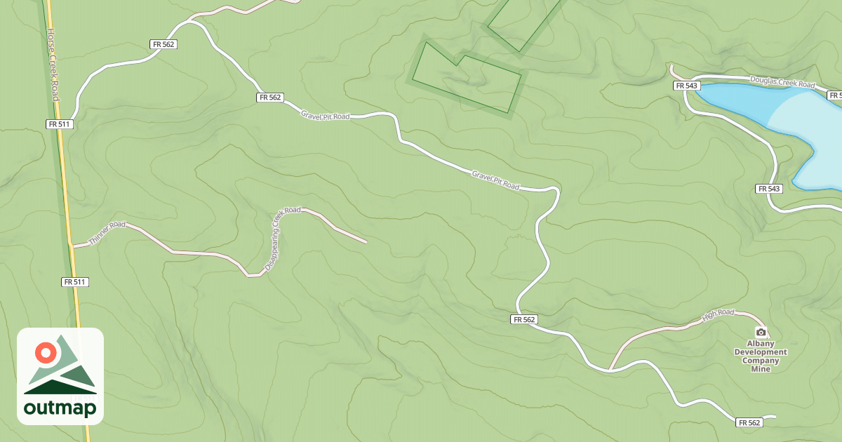 Map of GRAVEL PIT ROAD