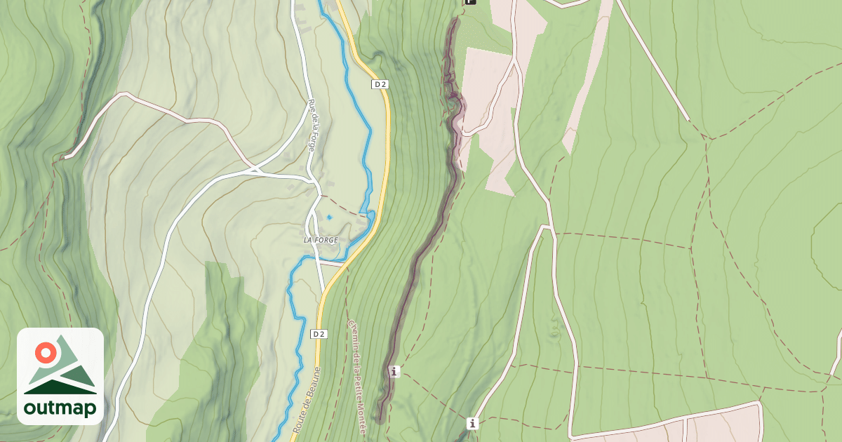 Map of Roches du Chatelet
