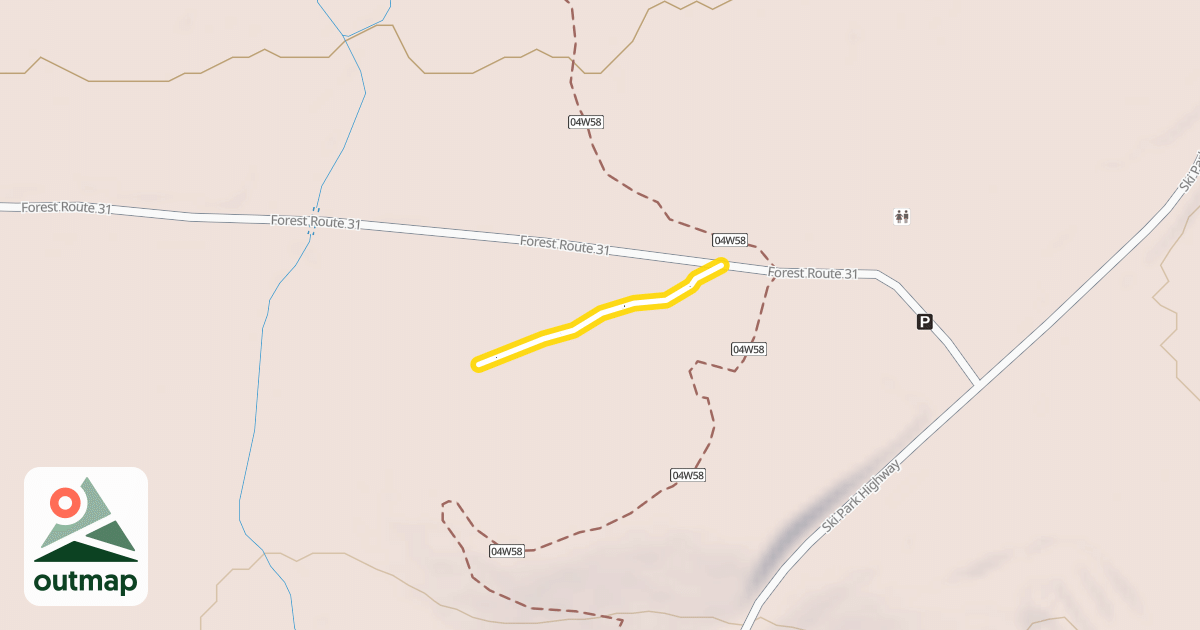 Map of Sugar Pine