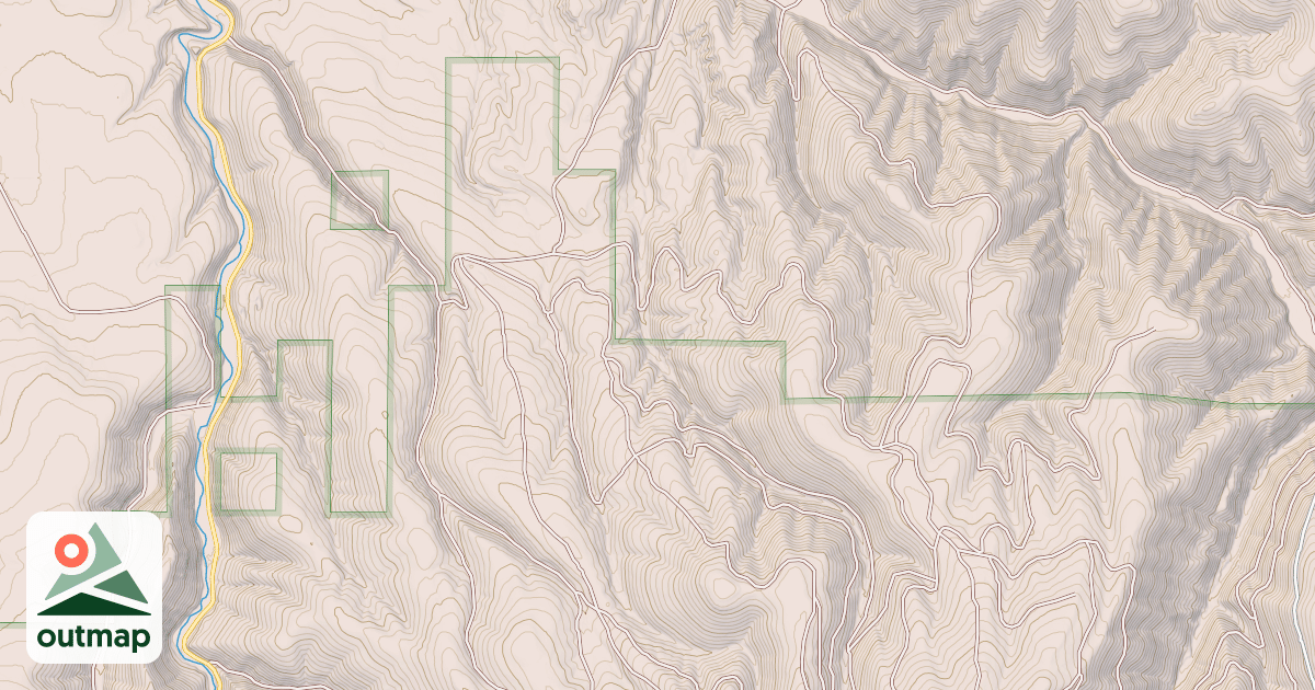 Map of DRY BEAVER