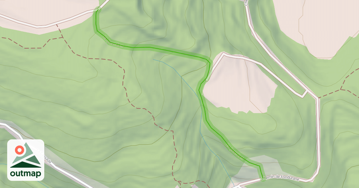 Map of La Jourdan