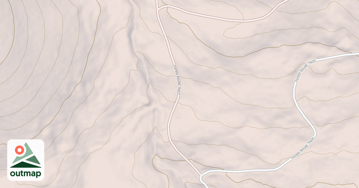 Map of USFS Motor Vehicle Use Map Roads {943AEB69-6B75-4474-8DD7-B477315C3032}