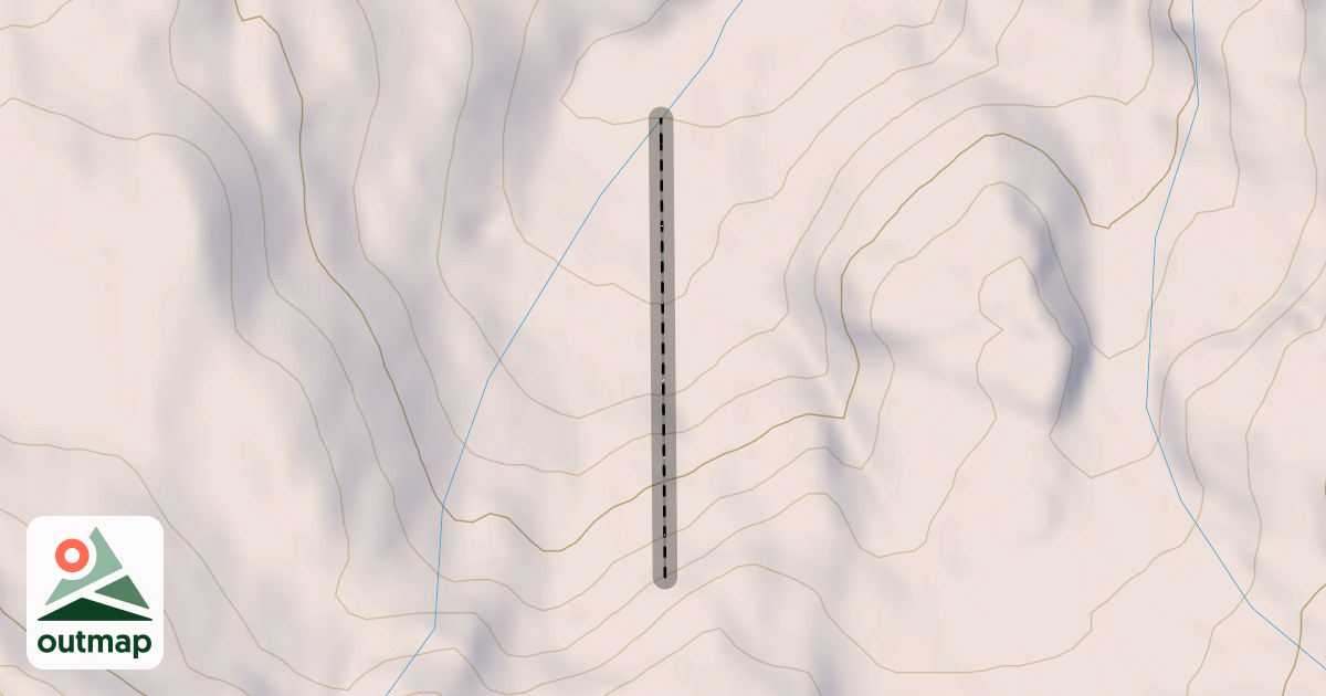 Map of Snowslide Cabin