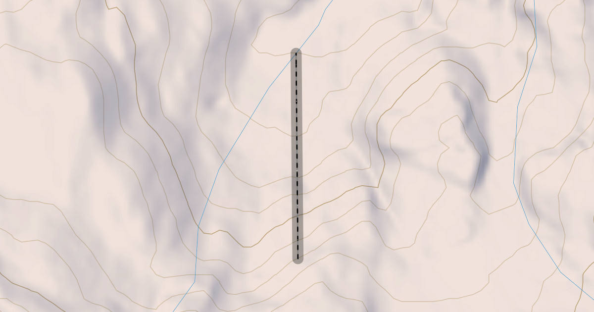 Map preview of Snowslide Cabin