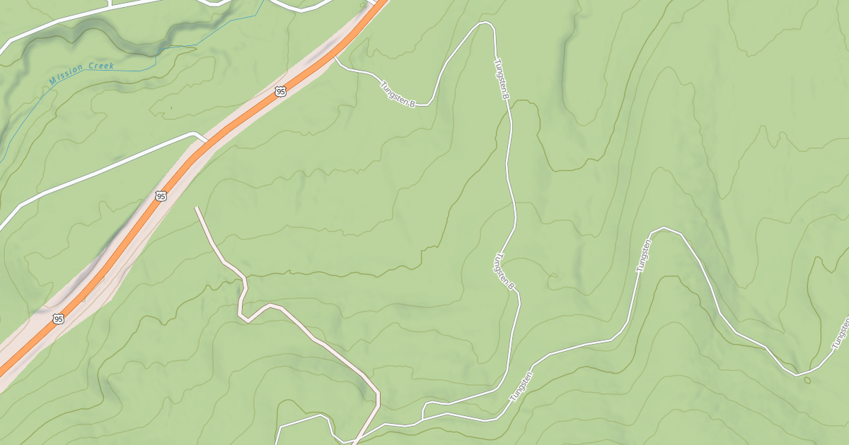 Map preview of TUNGSTEN B