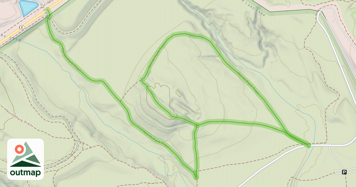 Map of North Park Trail