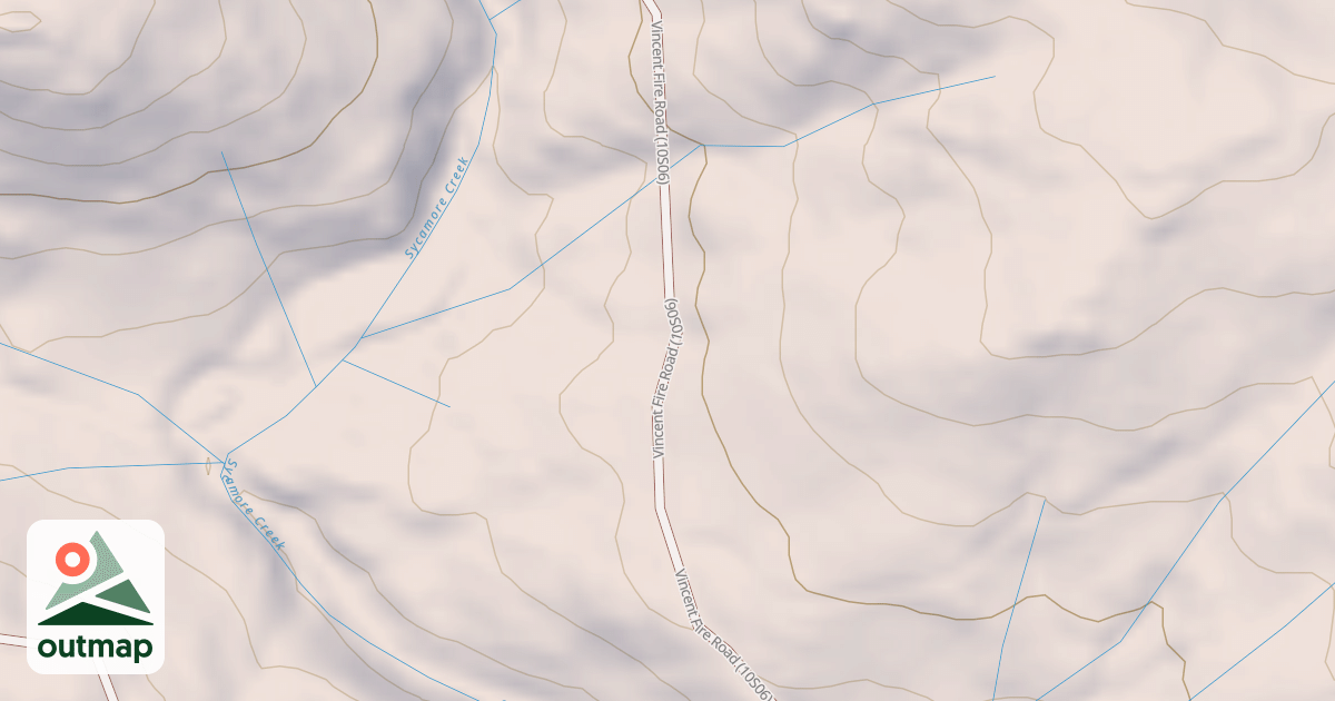 Map of CHERRY FLAT A SPUR