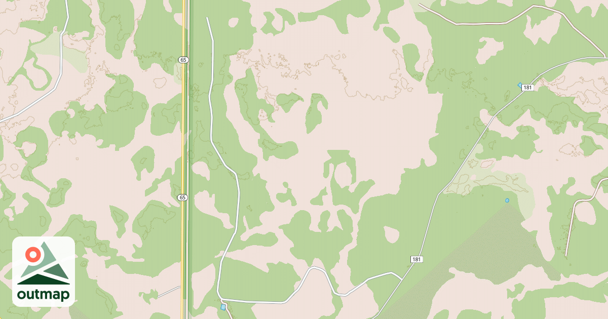 Map of BLACK CREEK