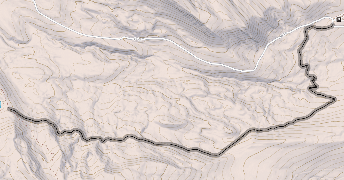 Map preview of Fairy Creek Trail