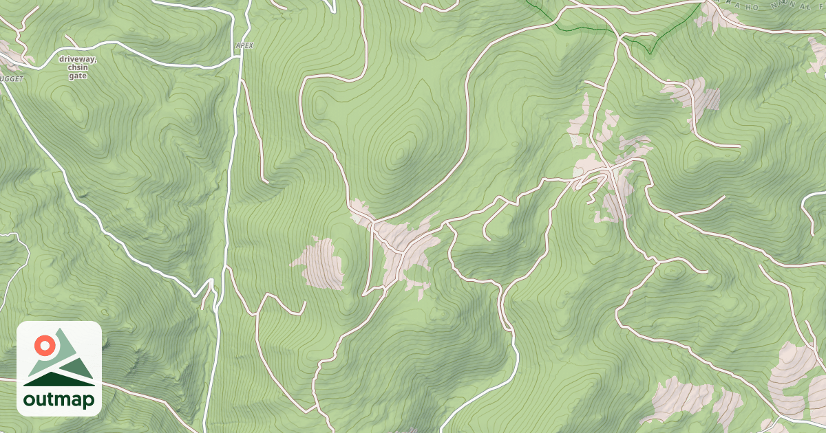 Map of MICHIGAN HILL