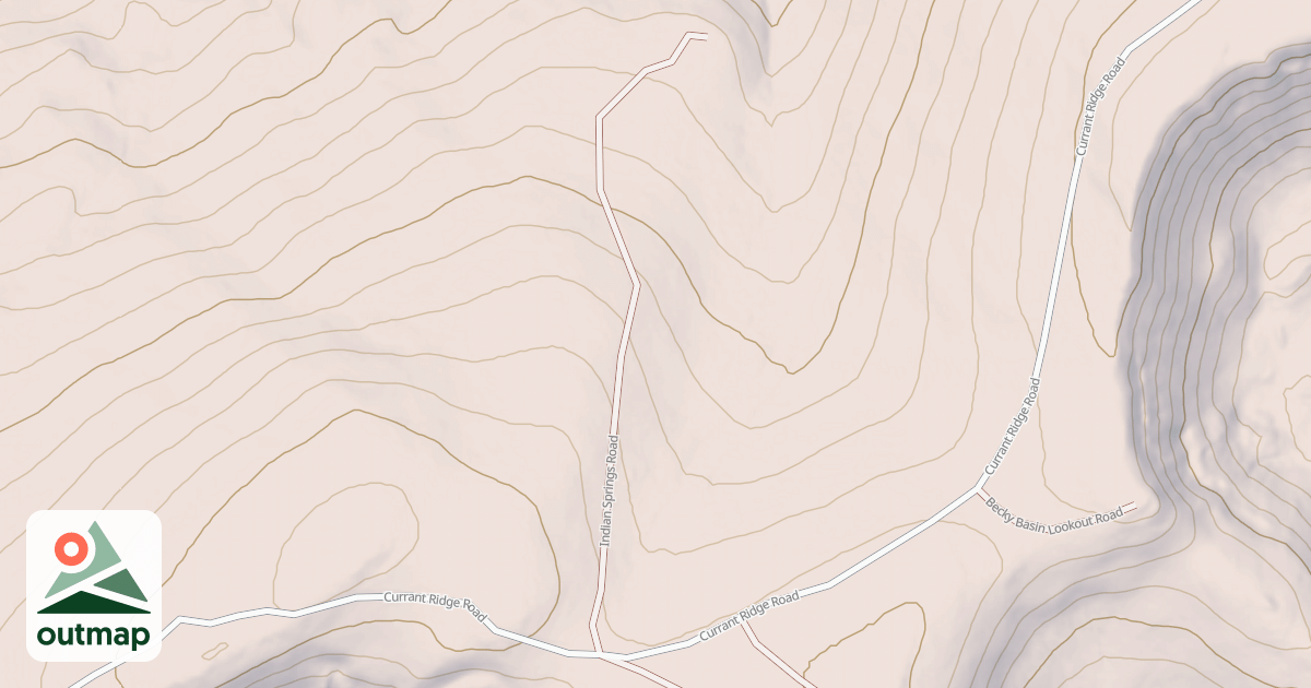 Map of INDIAN SPRINGS