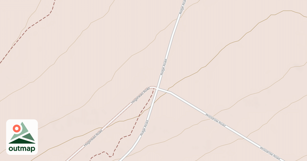 Map of Michaux State Forest – Snowmobile Trail System (Northern)