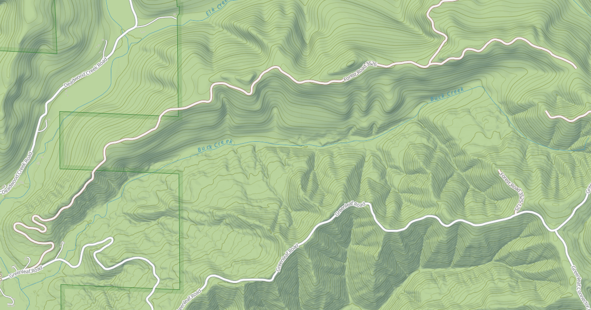 Map preview of BUCK CREEK
