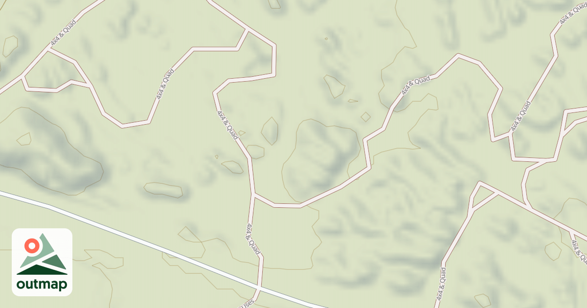 Map of Interlake State Recreation Area Trails