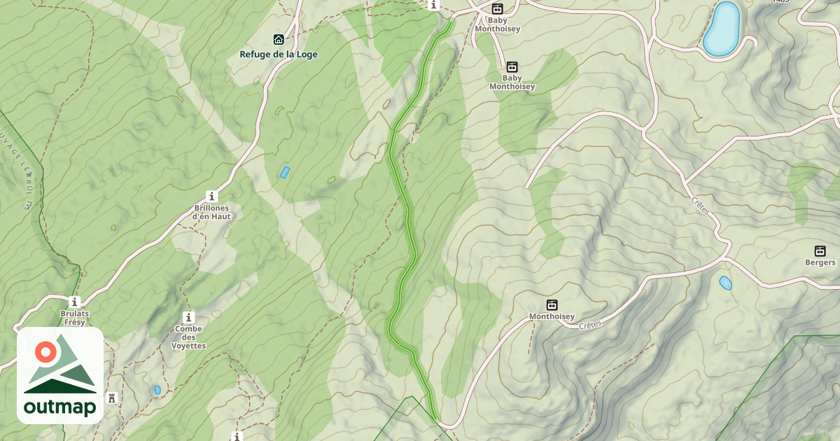 Map of Les Anémones