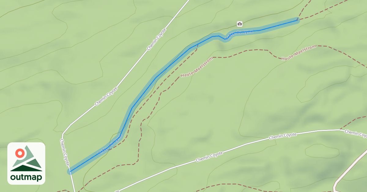 Map of Crête du Lynx