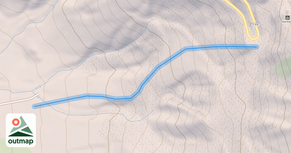 Map of Tourmalet