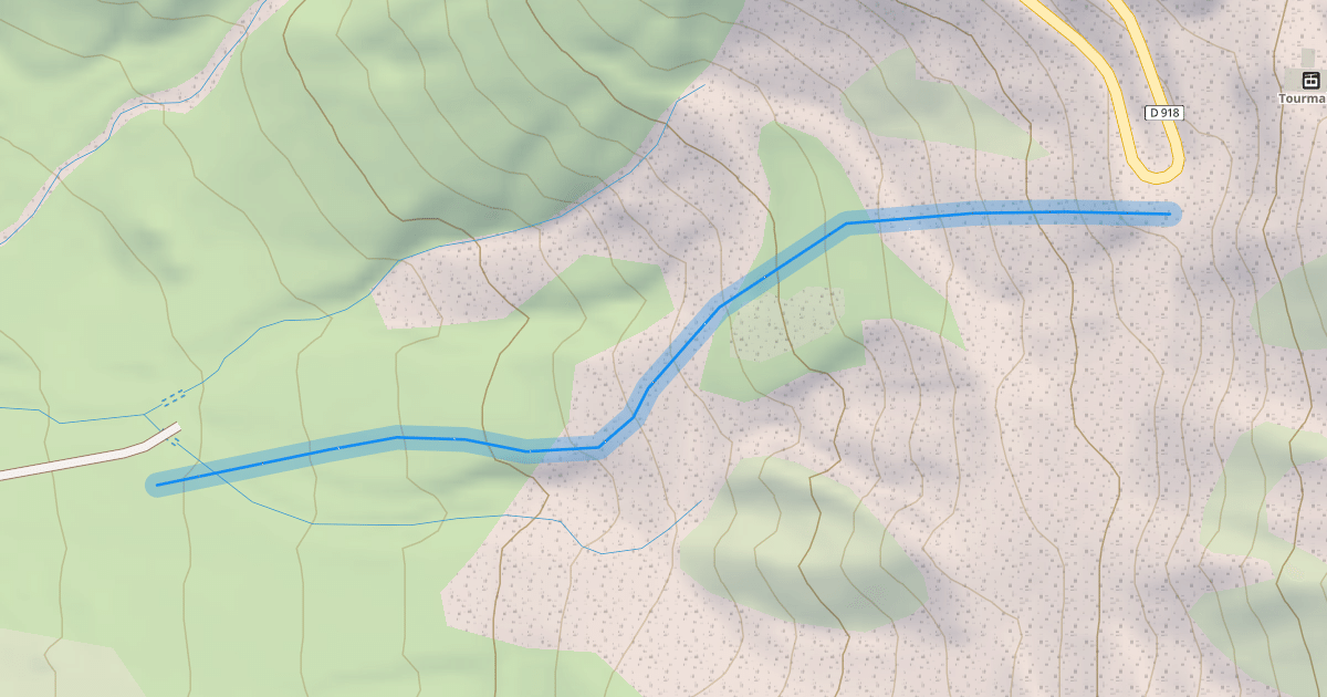 Map preview of Tourmalet